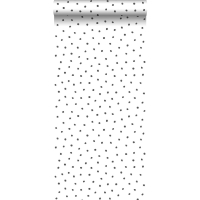 ESTA wallpaper white with black dots
