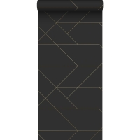 ESTA wallpaper black with golden lines