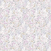ESTA wallpaper with little flowers in puple