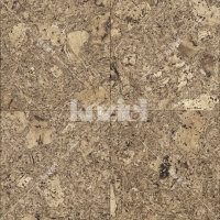Brown cork squares imitation wallpaper