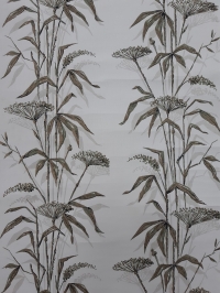 Papier peint vintage marron et gris