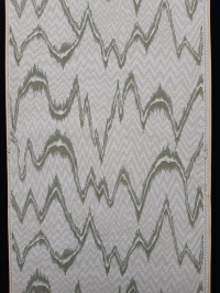 Grey and green geometric fifties wallpaper