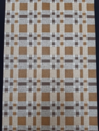 Brown vintage geometric wallpaper