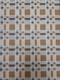 Brown vintage geometric wallpaper