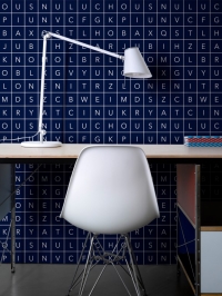 LAVMI wallpaper Alphabet blue