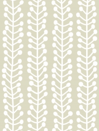 Papier peint LAVMI Herbs figure géometrique blanc sur un fond beige