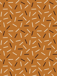 white and black lines on a brown background