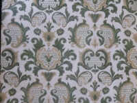 green damask wallpaper