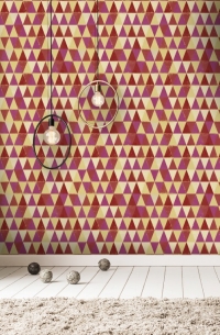 Circus pattern yellow red