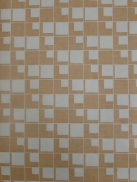 vintage geometric wallaper brown blocks