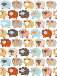 sheep kids wallpaper LAVMI