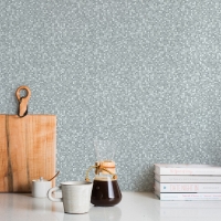 Mosaïc imitation wallpaper grey