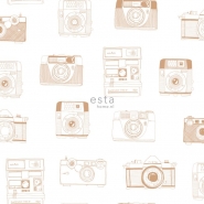 ESTA wallpaper polaroid camera copper