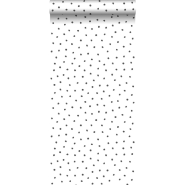 ESTA wallpaper white with black dots