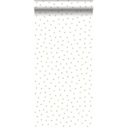 ESTA wallpaper white with golden dots