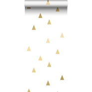 ESTA wallpaper white with golden triangles