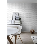 ESTA wallpaper white with black triangles