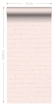Pink bricks wallpaper