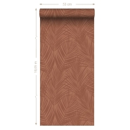 ESTA wallpaper palmleaves terracotta