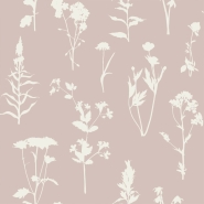 ESTA wallpaper wild flowers pink