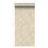 ESTA wallpaper palmleaves beige