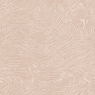 Papier peint avec lignes ondulée 3D en rose