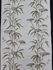 Papier peint vintage marron et gris