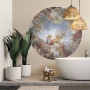 Round wallpaper fresco Château de Versailles