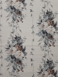 Flower arrangement fifties wallpaper