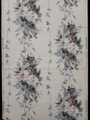 Flower arrangement fifties wallpaper