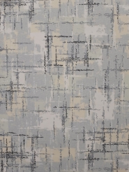 Grey, beige and black geometric fifties wallpaper