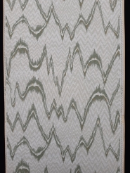 Grey and green geometric fifties wallpaper
