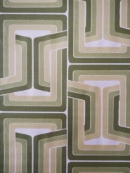 geometric vintage wallpaper green lines