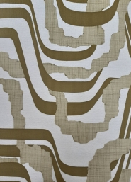 Groen vintage geometrisch behang