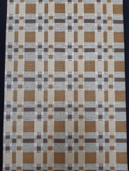 Brown vintage geometric wallpaper