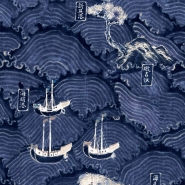 Premium wallpaper Waves of Tsushima