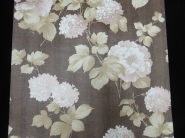 brown flowers vintage wallpaper