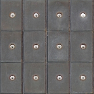 Industrial metal cabinets wallpaper