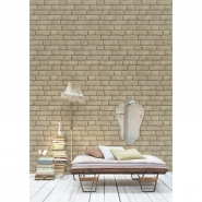 Beige bricks wallpaper