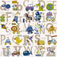 alphabet kids wallpaper
