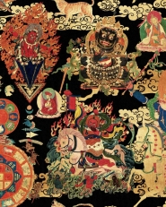 Luxebehang Dragons of Tibet