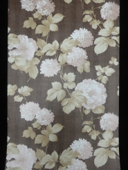 brown flowers vintage wallpaper