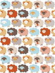 papier peint pour enfants moutons LAVMI