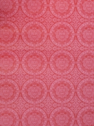 papier peint vintage figure géometrique rouge foncé