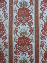 vintage damask wallpaper red