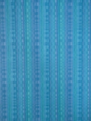 geometrisch vintage behang blauw