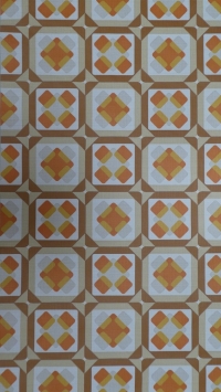 orange brown geometric pattern vintage wallpaper