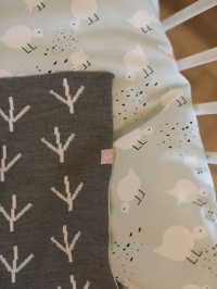Lavmi deken voor baby - Walk pootafdruk